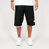 Nike Air Reversible Pick-Up Game Shorts - Black / Dark Grey Heathe L