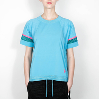 Nike Wmns ss Bonded Tee - Omega Blue / Rio Teal