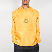 Stussy Nylon Pop Over Jacket - Gold L