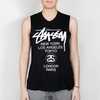 Stussy World Tour Muscle Tee - Black