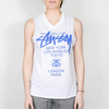 Stussy World Tour Muscle Tee - White