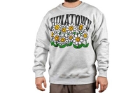 Smiley Flower Power Crewneck