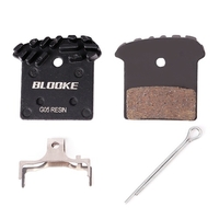 1 paar Fahrrad Bremsbeläge & Frühling Disc Bremsbeläge MTB Fahrrad Hydraulische Sattel Wärmeableitung Ersatz für Shimano mountainbike