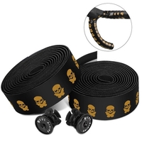 1 Paar Fahrradlenkerbänder Soft Road Bike Lenkerband Atmungsaktives rutschfestes Fahrradlenkergurt EVA PU-Lenkerband Fahrradhörner Gürtelriemen Rutschhemmende stoßfeste Wickelausrüstung