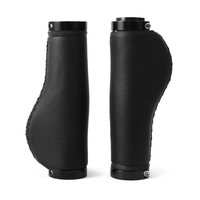 1 Paar Fahrradlenkergriffe Premium PU Double Lock-on MTB-Lenkerabdeckung Rutschfeste Fahrradlenkergriffe