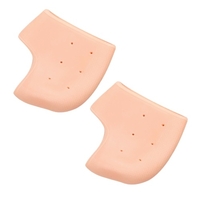 1 Paar Fersenschalen Fersenpolster Kissen Fersenschutz Abdeckungen für Fersenschmerzen Trockene rissige Fersen