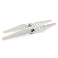 1 Paar LED Blitz Geräuscharm Schnellverschluss Propeller Wiederaufladbare CW / CCW Requisiten für DJI Phantom 4 Serie FPV Drone