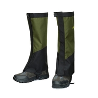 1 Paar reißfeste wasserdichte hohe Beingamaschen Regen-Schneestiefel-Beinabdeckungen - atmungsaktiv einstellbar tragbares Leichtgewicht zum Wandern Rucksacktour Wüste Camping Klettern Radfahren