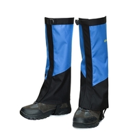 1 Paar reißfeste wasserdichte hohe Beingamaschen Regen-Schneestiefel-Beinabdeckungen - atmungsaktiv einstellbar tragbares Leichtgewicht zum Wandern Rucksacktour Wüste Camping Klettern Radfahren