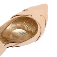 1 Paar Schuhe Pad Silikon-Kugel-Fuss-Kissen-Einlegesohlen-Plattfuß-Auflage-Absatz-Schuh Transparent Massage Schutz-Fuss-Elastic Fußpflege Anti-Rutsch