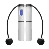 1 Paar Springseillänge Einstellbares seilloses Springseil Dual Mode Tangle Free Training für erwachsene Kinder Schwarz