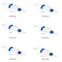 1 Paar weiche Silica Gel volle Füße Fuß Einlegesohlen Kissen Anti-Rutsch-Schuh Pads Füße Care Protector