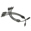 1 Paar Y Zweig MC4 Stecker Solar Panel Adapter Kabelstecker M / FFF und F / MMM für PV-System