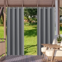 1 Panel Außen- und Innenvorhang Sonnenschutzvorhänge mit Sichtschutz