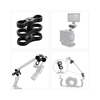 1 "Ball Clamp Schmetterling Clip Arm Dual Halterung für Unterwasser Fotografie Tauchen Licht System für GoPro Action Kamera Taschenlampe Arm System
