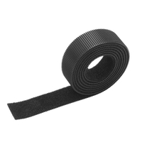 1-Rollen-Kabelbinder mit wiederverwendbarem Befestigungsdraht-Organizer. Kabelseil-Kabelmanagement. Kabelbinder aus Nylon mit Klettverschluss