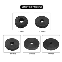 1-Rollen-Kabelbinder mit wiederverwendbarem Befestigungsdraht-Organizer. Kabelseil-Kabelmanagement. Kabelbinder aus Nylon mit Klettverschluss