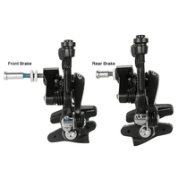 1 Set Racing Straße Dual-Pivot-Fahrrad-Aluminium-Seiten Ziehen Sattel Brems vordere Bremse + Bremse hinten