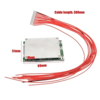 1 stück 35A 48 V 13 S Batterie Schutzplatine für Li-Ion 18650 Batterie mit Zelle BMS PCB Schutz Balance Integrierte Schaltungen Bord