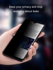 1 Stück Displayschutzfolie Peeping Privacy 2.5D gekrümmte gehärtete Glasfolie ultradünne hohe Transparenz Anti-Schmutz bruchsicher Anti-Scratch-Schutz Telefon Schutzfolie für HUAWEI Mate 20