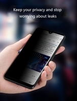1 Stück Displayschutzfolie Peeping Privacy 2.5D gekrümmte gehärtete Glasfolie ultradünne hohe Transparenz Anti-Schmutz bruchsicher Anti-Scratch-Schutz Telefon Schutzfolie für HUAWEI Mate 20