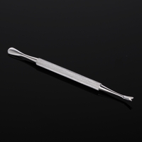 1 stück Edelstahl Doppelseitige Nagelhauttrimmer Dead Skin Callus Remover Nagelhautentferner Anti-slip Maniküre Pediküre Dead Skin Trimmer
