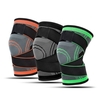1 STÜCK Knie Unterstützung Professionelle Protectives Sport Knieschützer Atmungsaktive Bandage Schwarz + grau M