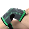 1 STÜCK Knie Unterstützung Professionelle Protectives Sport Knieschützer Atmungsaktive Bandage Schwarz + grau M