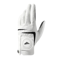 1 Stück Linkshänder Golfhandschuh mit Ball Marker Atmungsaktiv Herren/Damen Golfhandschuh Passend für Rechtshänder Golfer