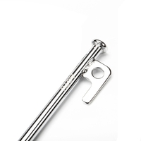 1 Stück Outdoor Hohe Festigkeit Stahl Zelt Peg Camping Zelt Plane Canopy Stake Nagel