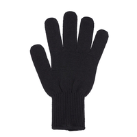 1 Stück Professionelle Hitzebeständige Handschuh Haar Styling Hitze Blockieren Werkzeug Für Curling Gerade Bügeleisen Anzug für Links Rechts Hand Schwarz