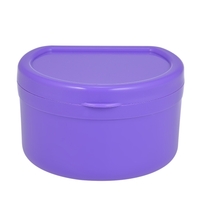 1 Stück Prothese Box Prothese Fall Dental Falsche Zähne Reinigung Box Prothese Bad Container Retainer Prothese Halter