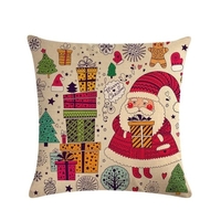 1 Stück Santa Claus Weihnachtsschmuck Kissenbezug