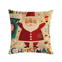 1 Stück Santa Claus Weihnachtsschmuck Kissenbezug