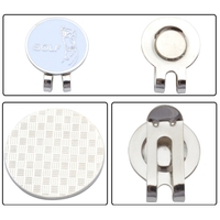 1 STÜCKE Professionelle Golf Cap Clip Magnetische Hut Clips Metall Golfball Marker Golf Sport Zubehör