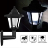 1 Stücke Solar Panel LED Sensor Wandleuchte Hexagon Lampe Weg Weg Gartenzaun Lampe