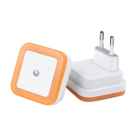 1 STÜCKE Wandmontiertes Sensor-Nachtlicht Automatisches Ein / Aus LED-Sensorlichter Stecker in Wandleuchte
