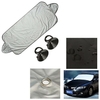 1-teiliges Auto Auto Windschutzscheibenschutzabdeckung Wasserdicht Anti-UV Frostfest Schneesicher mit Saugnäpfen