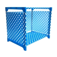 1 Tier Cube Bücherregal Bücherregal Multifunktionales Lagerregal für Bücher Schuhe Spielzeug Grünpflanzen Dekoration Schlafzimmer Arbeitszimmer Küche