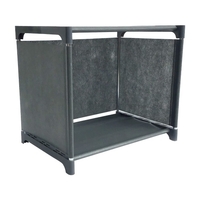 1 Tier Cube Bücherregal Bücherregal Multifunktionales Lagerregal für Bücher Schuhe Spielzeug Grünpflanzen Dekoration Schlafzimmer Arbeitszimmer Küche