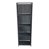 1 Tier Cube Bücherregal Bücherregal Multifunktionales Lagerregal für Bücher Schuhe Spielzeug Grünpflanzen Dekoration Schlafzimmer Arbeitszimmer Küche