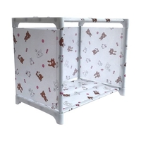 1 Tier Cube Bücherregal Bücherregal Multifunktionales Lagerregal für Bücher Schuhe Spielzeug Grünpflanzen Dekoration Schlafzimmer Arbeitszimmer Küche