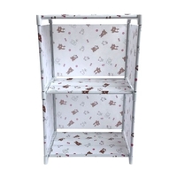 1 Tier Cube Bücherregal Bücherregal Multifunktionales Lagerregal für Bücher Schuhe Spielzeug Grünpflanzen Dekoration Schlafzimmer Arbeitszimmer Küche