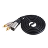 1 XLR Stecker auf 2 Cinch Stecker Stecker Stereo Audio Kabel Stecker Y Splitter Drahtkabel (3 Meter / 9, 8ft) für Mikrofon Mischpult Verstärker