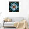 10 * 10 Zoll / 25 * 25 cm DIY 5D Diamant Malerei Kit Blume Harz Strass Mosaik Stickerei Kreuzstich Handwerk Home Wall Decor