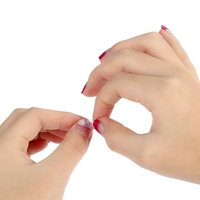 10 Farben Glitter bunte Carving Muster Pulver Nail Art Tip DIY Schmink Nail Beauty Dekoration Finger Typ lila