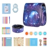 10 in 1 Zubehör Kit für Fujifilm Instax Mini 8/8 + / 8s / 9 Include Kamera Fall / Strap / Selfie Spiegel / Filter / Album / Ecke Aufkleber / Foto Frame / Foto Aufkleber / Stift