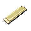 10 Löcher 20 Tone Diatonische Blues Harmonica Tonart C mit Fall für Anfänger Kinder Goldene