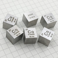 10 mm hochreine einfache Substanz Metalcube Element Collection Display Lab Experiment Material Block 7 Optional