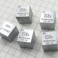 10 mm hochreine einfache Substanz Metalcube Element Collection Display Lab Experiment Material Block 7 Optional